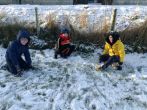 Fun in the Snow at Burrenreagh. 